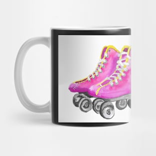 Watercolor Roller Skates Mug